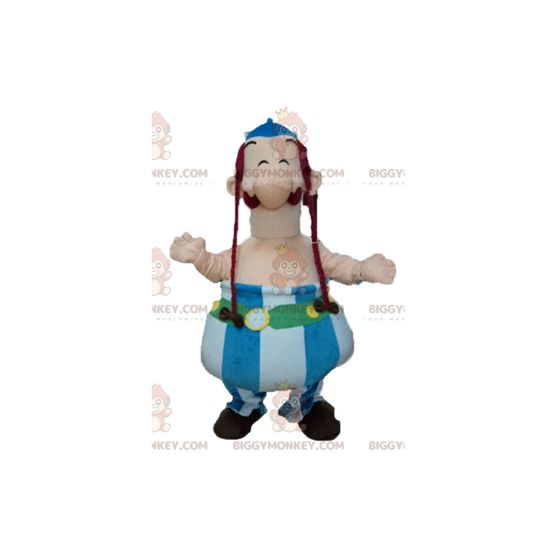 Obelix berömda seriefigur BIGGYMONKEY™ maskotdräkt -