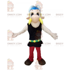 Cartoon beroemde Gallische Asterix BIGGYMONKEY™ mascottekostuum