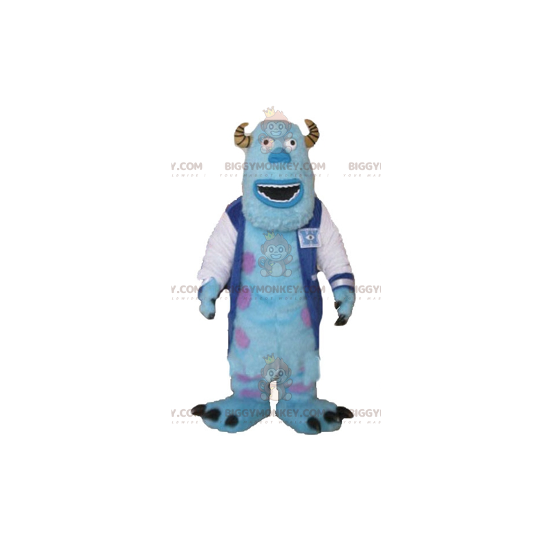 Traje de mascote BIGGYMONKEY™ do famoso monstro peludo Sully da Traje de mascote BIGGYMONKEY™ do famoso monstro peludo Sully da