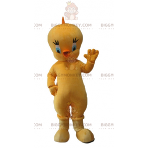 BIGGYMONKEY™ maskotdräkt av Tweety, den berömda Looney Tunes gula kanariefågel - Maskoter kända människor - BiggyMonkey.com