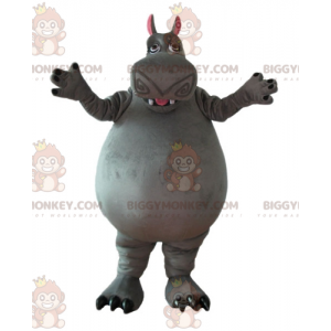 BIGGYMONKEY™ mascot costume of Gloria the hippopotamus from the
