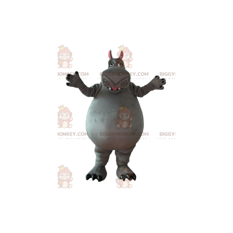 BIGGYMONKEY™ mascot costume of Gloria the hippopotamus from the