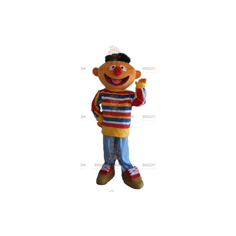 Ernest Famous Sesame Street Puppet BIGGYMONKEY™ maskotkostyme - Maskotter kjente mennesker - BIGGYMONKEY_03662 - BiggyMonkey.com