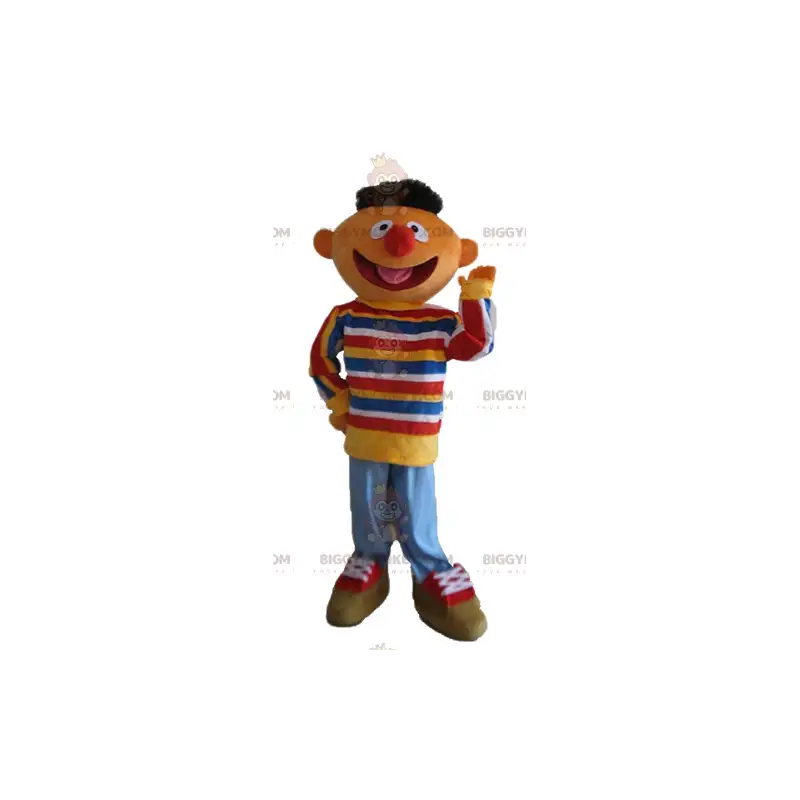 Ernest Famous Sesame Street Puppet BIGGYMONKEY™ Mascot Costume Ernest Famous Sesame Street Puppet BIGGYMONKEY™ Mascot Costume