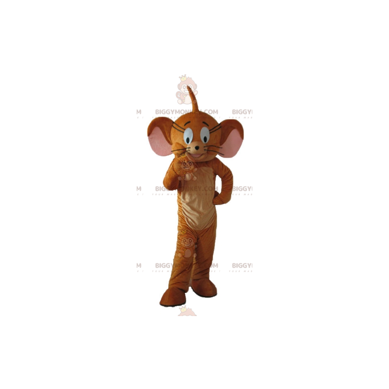 BIGGYMONKEY™ costume mascotte di Jerry il famoso topo Looney BIGGYMONKEY™ costume mascotte di Jerry il famoso topo Looney