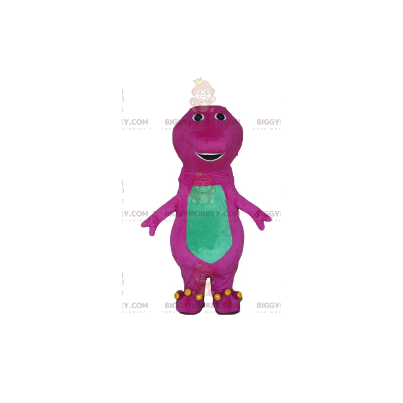 Disfraz de mascota Big Giant Pink and Green Dinosaur