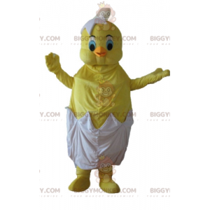 BIGGYMONKEY™ mascottekostuum van Tweety, de beroemde Looney
