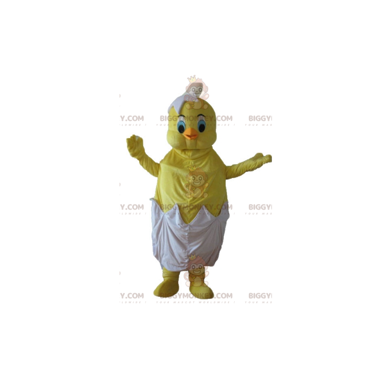 BIGGYMONKEY™ Maskottchenkostüm von Tweety, dem berühmten gelben BIGGYMONKEY™ Maskottchenkostüm von Tweety, dem berühmten gelben