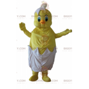 Στολή μασκότ BIGGYMONKEY™ του Tweety το διάσημο κίτρινο καναρίνι Looney Tunes - Μασκότ διάσημων χαρακτήρων - BiggyMonkey.com
