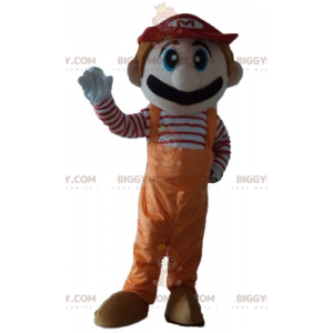 Costume della mascotte di Mario famoso personaggio dei