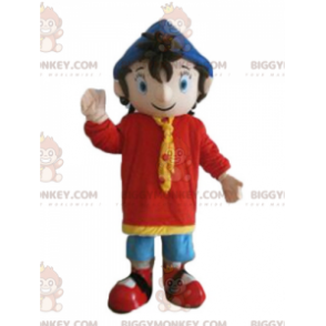 Noddy berömd seriefigur BIGGYMONKEY™ maskotdräkt - BiggyMonkey