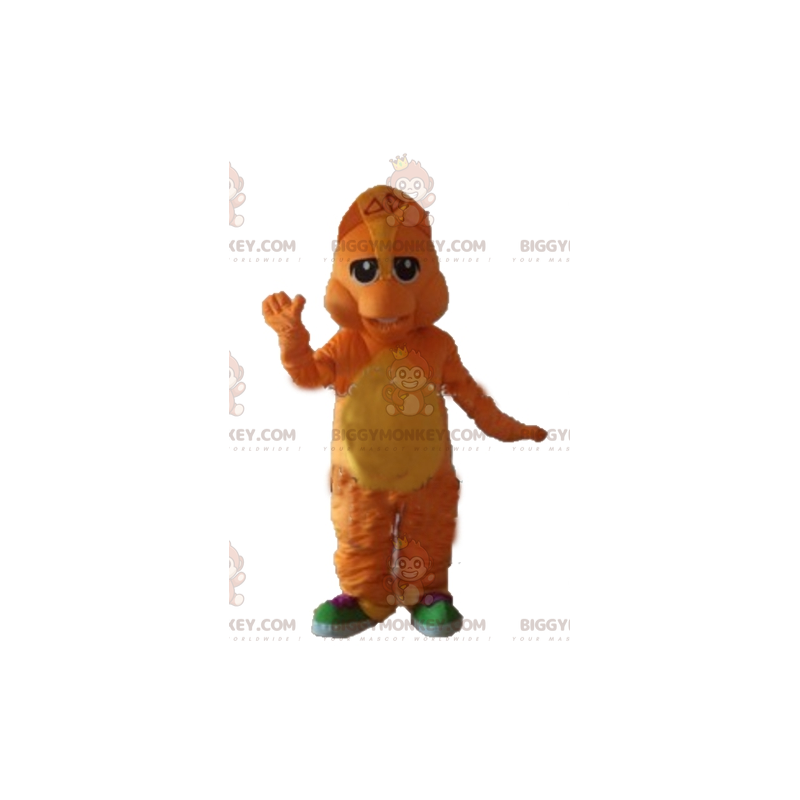 Orange och gul drake BIGGYMONKEY™ maskotdräkt - BiggyMonkey Orange och gul drake BIGGYMONKEY™ maskotdräkt - BiggyMonkey