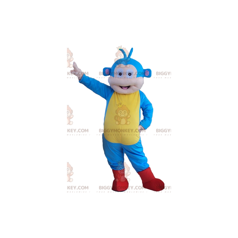 BIGGYMONKEY™ maskotdräkt av Babouche, den berömda apan från BIGGYMONKEY™ maskotdräkt av Babouche, den berömda apan från