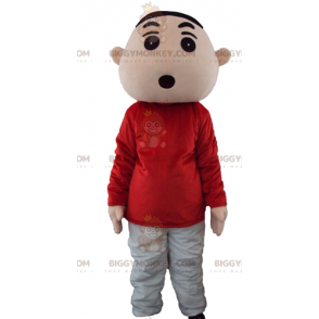 Kostým maskota Youth Boy BIGGYMONKEY™ v červeno-šedém oblečení - Chlapci a dívky maskoti - BIGGYMONKEY_03687 - BiggyMonkey.com