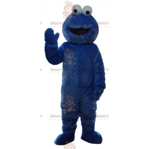 BIGGYMONKEY™ Mascottekostuum Elmo Famous Blue Sesamstraat Puppet - Mascottes beroemde mensen - BiggyMonkey.com
