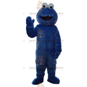 Costume de mascotte BIGGYMONKEY™ d'Elmo marionnette bleue de