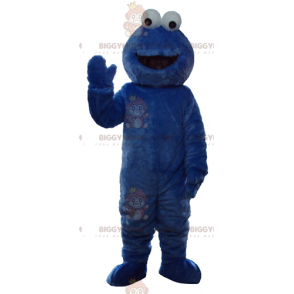 Kostium maskotki BIGGYMONKEY™ Elmo Słynna niebieska lalka z ulicy Sezamkowej - Znani ludzie maskotki - BiggyMonkey.com