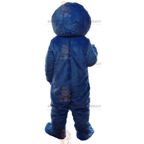 Costume de mascotte BIGGYMONKEY™ d'Elmo marionnette bleue de