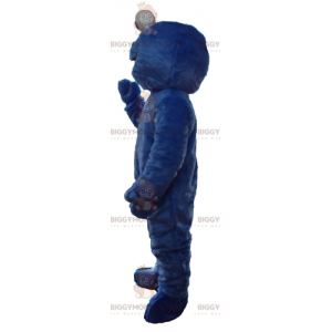 Costume de mascotte BIGGYMONKEY™ d'Elmo marionnette bleue de