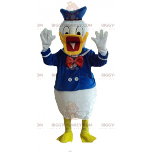 Fato de mascote de pato Donald BIGGYMONKEY™ vestido de