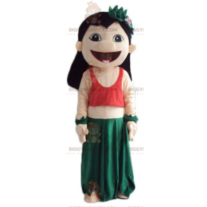 Lilo and Stitch Berömda tahitiska Lilo maskotdräkt BIGGYMONKEY™