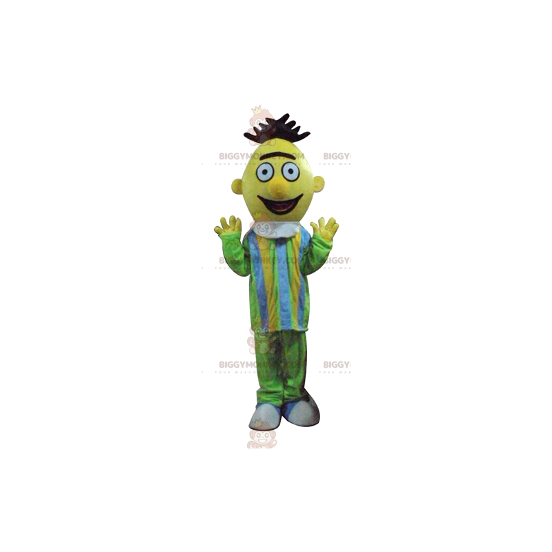 BIGGYMONKEY™ maskottipuku Bartin kuuluisalle hahmolle Sesame BIGGYMONKEY™ maskottipuku Bartin kuuluisalle hahmolle Sesame