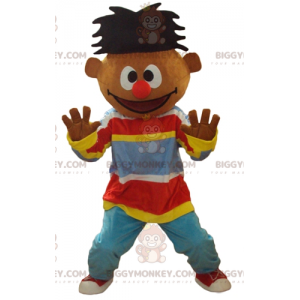 Ernest Famous Sesamstraat Puppet BIGGYMONKEY™ Mascottekostuum - Mascottes beroemde mensen - BIGGYMONKEY_03704 - BiggyMonkey.com
