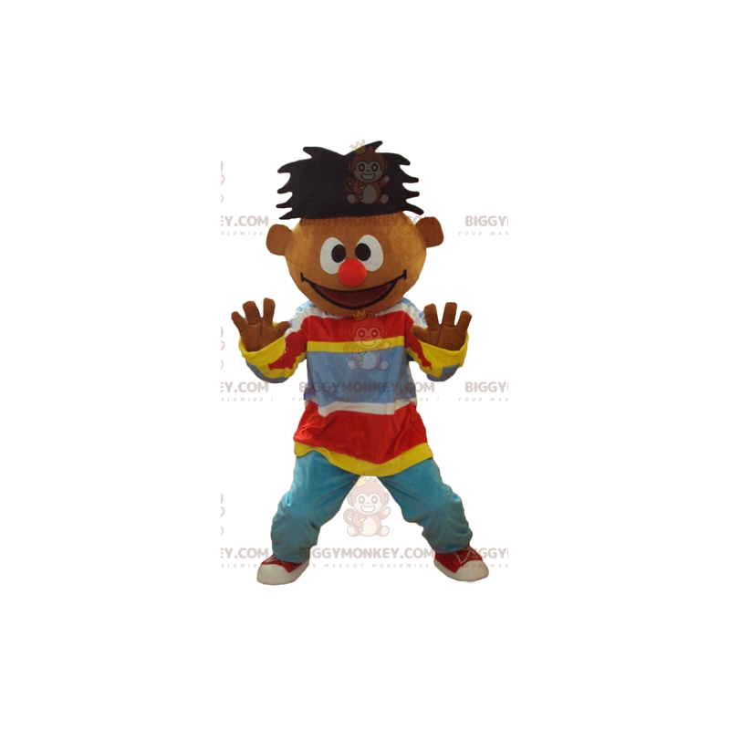 Ernest Famous Sesame Street Puppet BIGGYMONKEY™ maskotdräkt - Maskoter kända människor - BIGGYMONKEY_03704 - BiggyMonkey.com