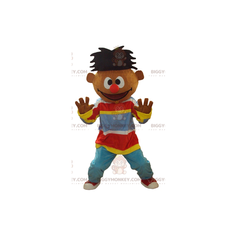Ernest Famous Sesame Street Puppet BIGGYMONKEY™ Mascot Costume