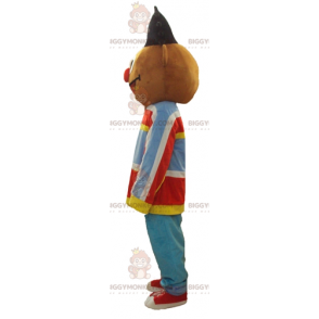 Ernest Famous Sesame Street Puppet BIGGYMONKEY™ maskottiasu - Kuuluisia hahmoja maskotteja - BIGGYMONKEY_03704 - BiggyMonkey.com