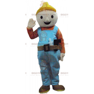 BIGGYMONKEY™ Mascot Costume of Carpenter Worker in Colorful