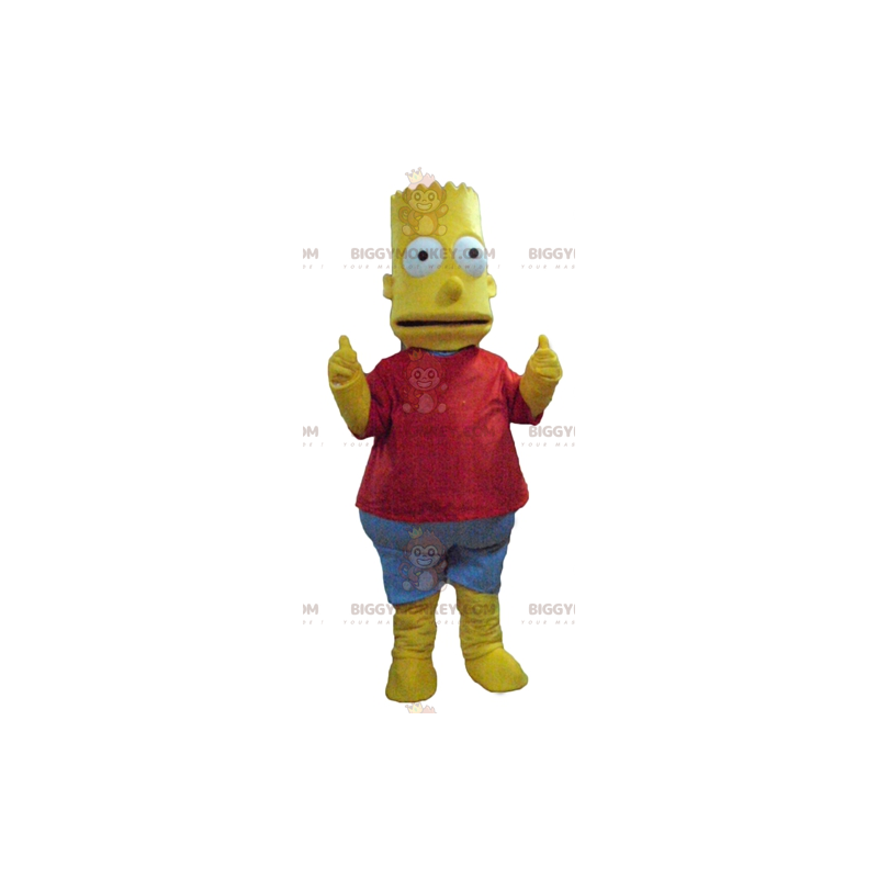 Bart Simpsons berömda seriefigur BIGGYMONKEY™ maskotdräkt -