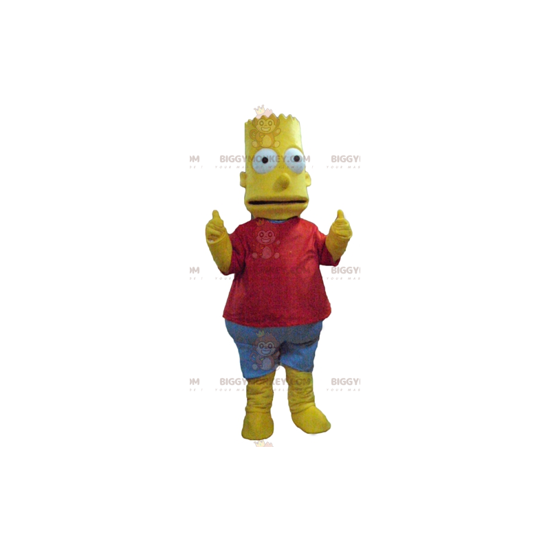 Costume de mascotte BIGGYMONKEY™ de Bart Simpson personnage de