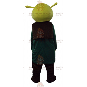 BIGGYMONKEY™ mascot costume of Shrek the famous cartoon green