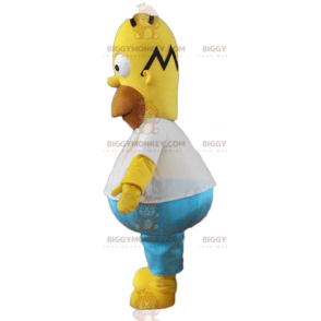 Homer Simpson Beroemd stripfiguur BIGGYMONKEY™ mascottekostuum