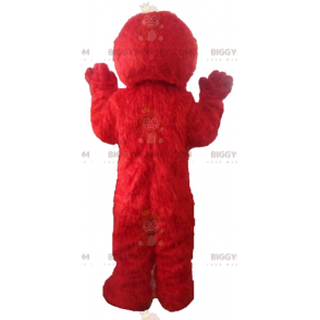 Kostium maskotki BIGGYMONKEY™ Elmo, słynnej czerwonej marionetki z Ulicy Sezamkowej - Znani ludzie maskotki - BiggyMonkey.com