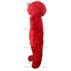 Kostium maskotki BIGGYMONKEY™ Elmo, słynnej czerwonej marionetki z Ulicy Sezamkowej - Znani ludzie maskotki - BiggyMonkey.com