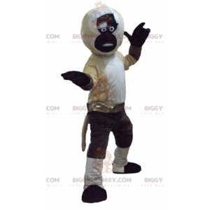 Traje de mascote do personagem Master Monkey Kung Fu Panda