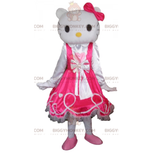 Kostium maskotka słynnego białego kota BIGGYMONKEY™ Hello Kitty