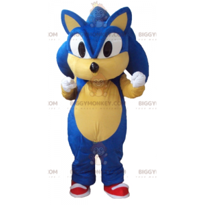 BIGGYMONKEY™ Mascot Costume of Sonic the Famous Video Game Blue