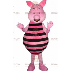 Traje de mascote BIGGYMONKEY™ de Piglet, o famoso porco rosa de