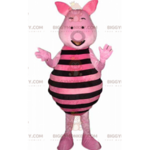 BIGGYMONKEY™ costume mascotte di Piglet il famoso maialino rosa