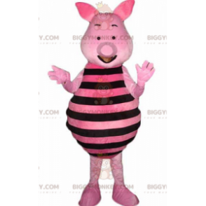 Traje de mascote BIGGYMONKEY™ de Piglet, o famoso porco rosa de