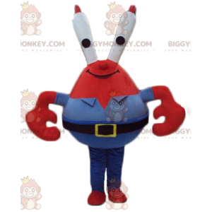 Mr. Crabs Berømte røde krabbemaskotkostume BIGGYMONKEY™ i