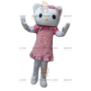 BIGGYMONKEY™ Hello Kitty beroemde cartoon witte kat mascotte