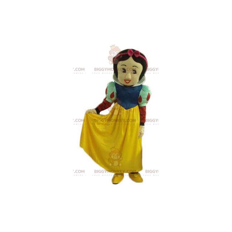 Κοστούμι μασκότ της Πριγκίπισσας της Disney Famous Snow White BIGGYMONKEY™ - Μασκότ διάσημων χαρακτήρων - BiggyMonkey.com