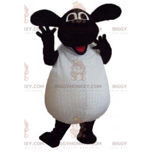Traje de mascote BIGGYMONKEY™ de ovelha de desenho animado em