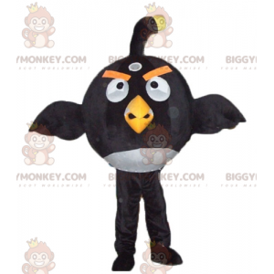 Disfraz de mascota BIGGYMONKEY™ del gran pájaro blanco y negro