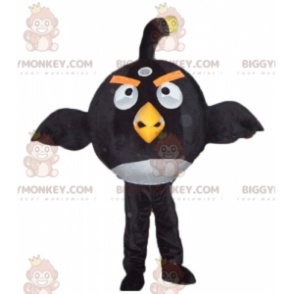 Disfraz de mascota BIGGYMONKEY™ del gran pájaro blanco y negro