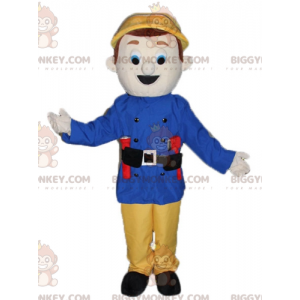 Fireman Watchman BIGGYMONKEY™ Mascot Costume - Biggymonkey.com